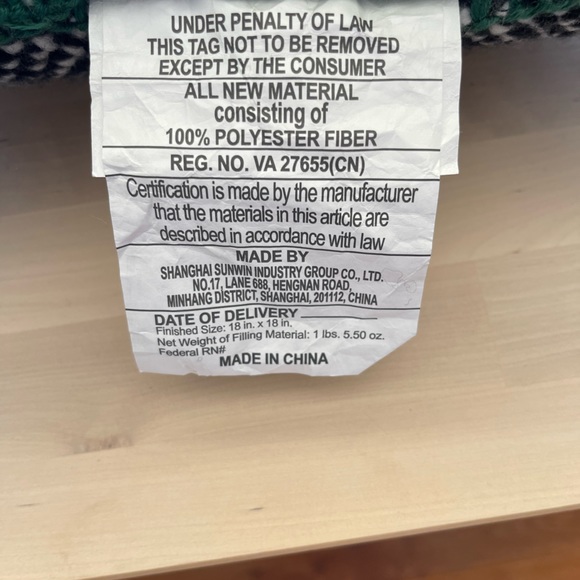 NEW Hearth and Hand Target 18x18 Throw Pillow - Picture 3 of 4